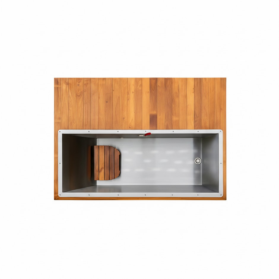 TimberChill Glacier Pro Cedar Cold Plunge
